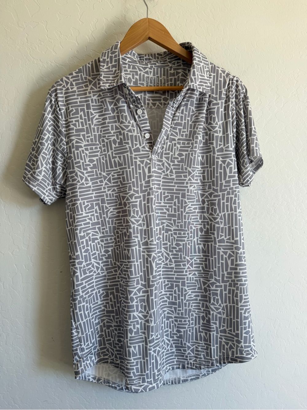 Bylt Basics Geometric Polo shirt M